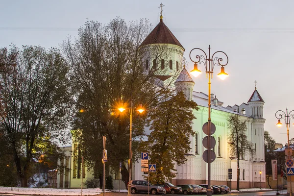 Литва. Вильнюс вечером — стоковое фото