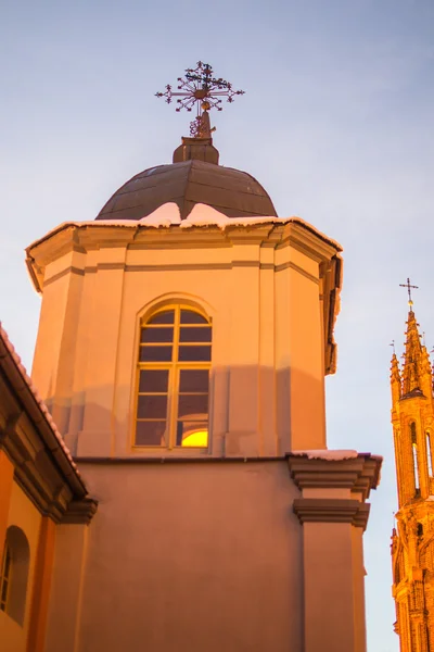 Litauen. Vilnius am Abend — Stockfoto