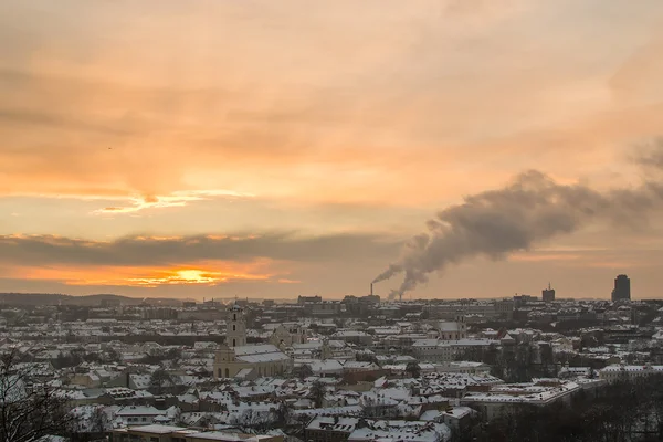 Vilnius (Litauen) im Winter — Stockfoto