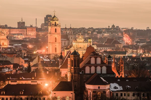Vilnius (Litauen) på vintern — Stockfoto