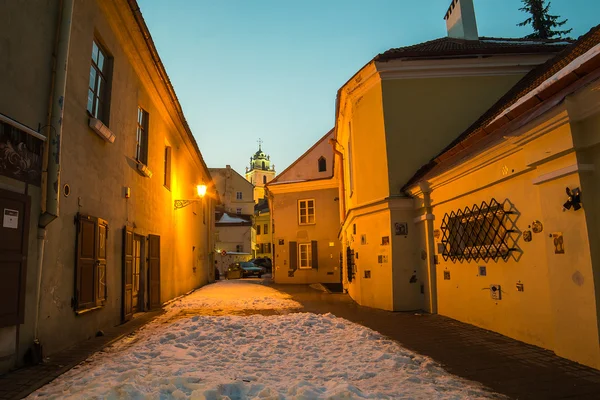 Vilnius (Litouwen) in de winter — Stockfoto