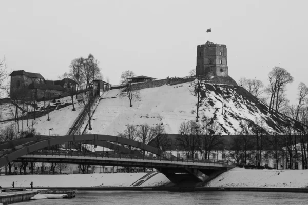 Vilna (Lituania) en invierno — Foto de Stock