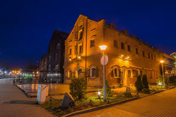 Casco antiguo en Klaipeda (Lituania ) — Foto de Stock