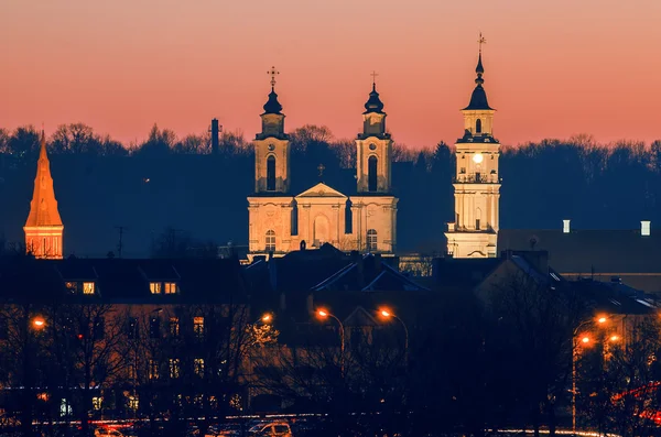 De oude stad Kaunas (Litouwen) — Stockfoto