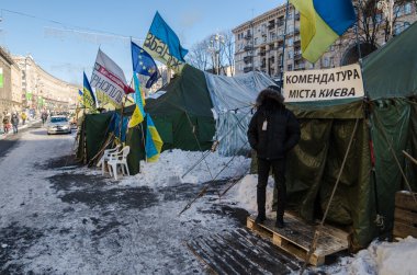 31 Ocak 2014 tarihinde Maidan protestolara kiev, Ukrayna
