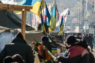31 Ocak 2014 tarihinde Maidan protestolara kiev, Ukrayna
