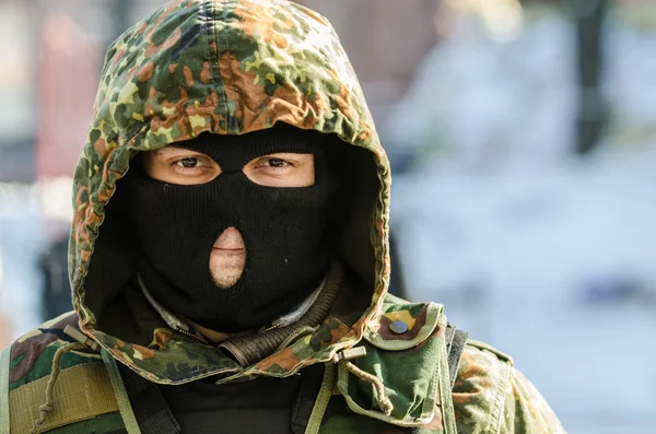 Maidan protesta el 31 de enero de 2014 en Kiev, Ucrania — Foto de Stock