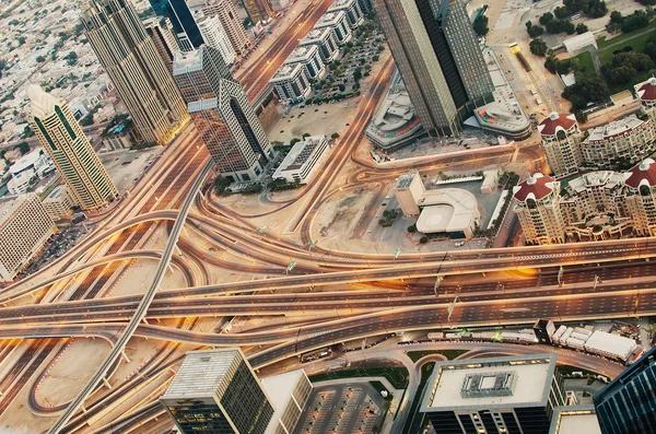 Транспортный переход в Дубае — стоковое фото