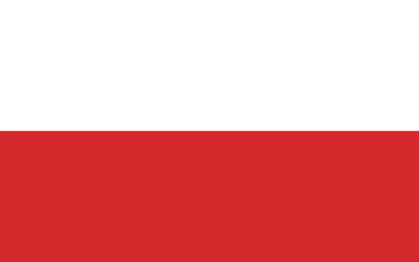 Bandeira de poland — Fotografia de Stock