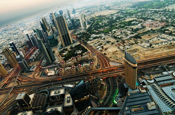 Downtown Dubaj (Spojené arabské emiráty) ráno — Stock fotografie