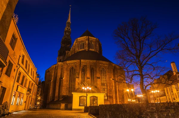 St.Peter Kilisesi de riga (Letonya) — Stok fotoğraf