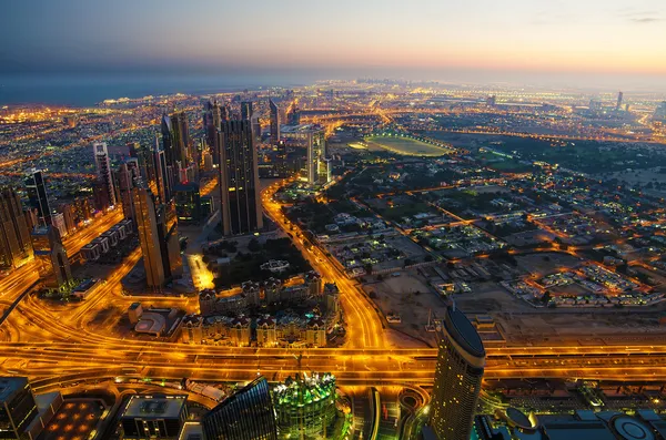市中心的迪拜 (阿拉伯联合酋长国) 图库图片