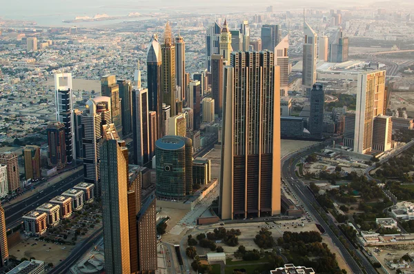 Centro de Dubái (Emiratos Árabes Unidos) por la mañana — Foto de Stock