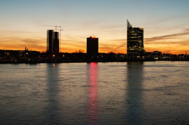 gece de Riga (Letonya)