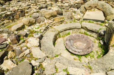 su nuraxi di barumini, Sardinya, İtalya