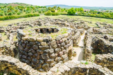 su nuraxi di barumini, Sardinya, İtalya