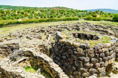 su nuraxi di barumini, Sardinya, İtalya