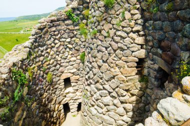 su nuraxi di barumini, Sardinya, İtalya