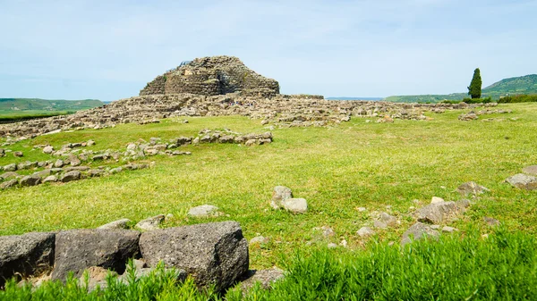 Su Nuraxi di Barumini in Sardinia, Italy — Stock Photo, Image