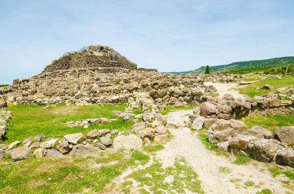 Su Nuraxi di Barumini en Cerdeña, Italia — Foto de Stock