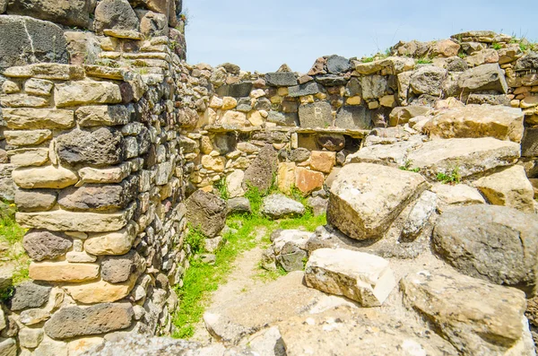 Su nuraxi di barumini in sardinien, italien — Stockfoto