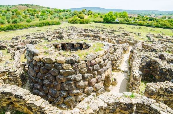 Su nuraxi di barumini in sardinien, italien — Stockfoto