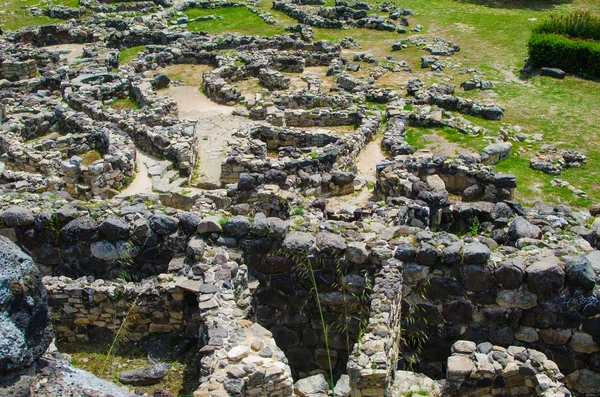 Su nuraxi di barumini na Sardinii, Itálie — Stock fotografie