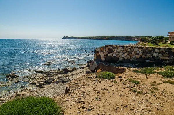 Kusten i funtana meiga i Sardinien island — Stockfoto