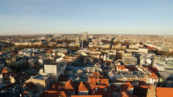 Città Vecchia di Riga (Lettonia) la sera — Foto Stock