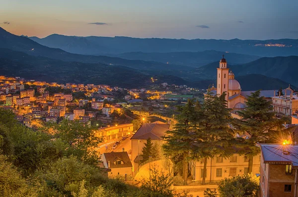 Mountain town - Lanusei (Sardinia, Italy) — Stock Photo, Image