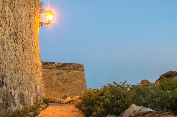 Alghero Sardynia wyspa zachód słońca — Zdjęcie stockowe