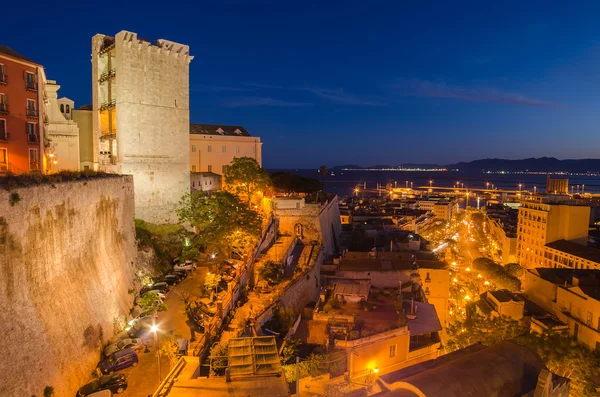 Casco antiguo de Cagliari (capital de Cerdeña, Italia) ) —  Fotos de Stock