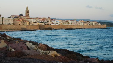 eski şehir, alghero, Sardinya Adası, İtalya