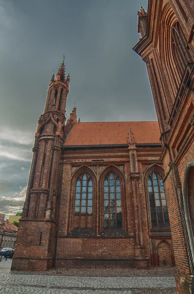 圣安娜的教会在立陶宛维尔纽斯 — 图库照片