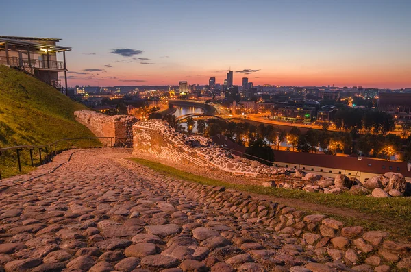 Вид з повітря на Вільнюс (Литва). — стокове фото