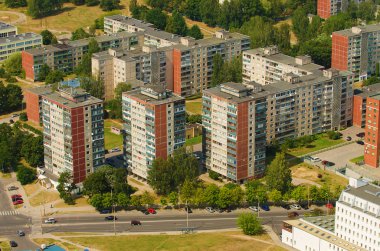 Prefabrik evler karoliniskes, vilnius, Litvanya