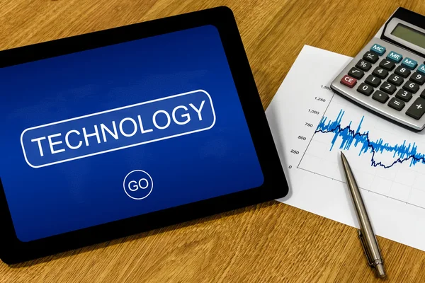 Technology on digital tablet — Stock Photo, Image