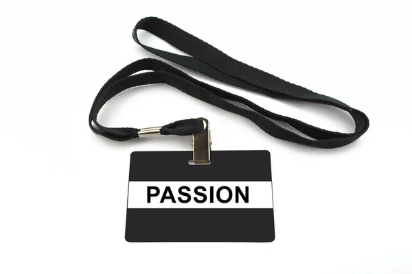 Passion badge isolerad på vit bakgrund — Stockfoto