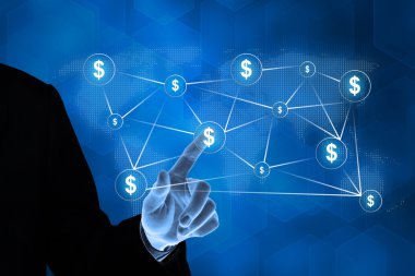 iş el Doları döviz düğmeye basmak 