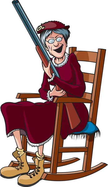 Rockin ' Granny — Stockvector