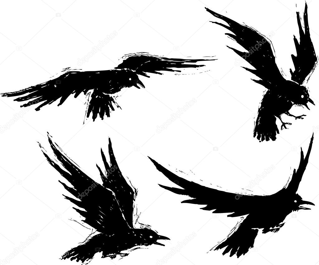 Grunge Crows