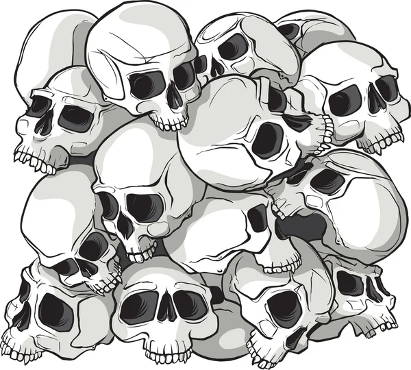 Wzór czaszki — Wektor stockowy