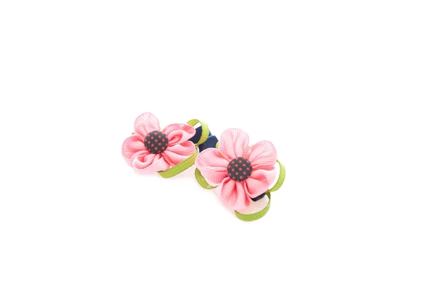 Pink flower hairpin — Stock Photo, Image