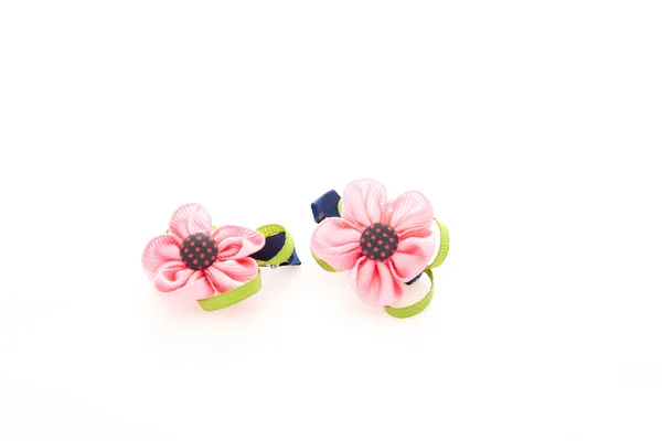 Pink flower hairpin — Stock Photo, Image