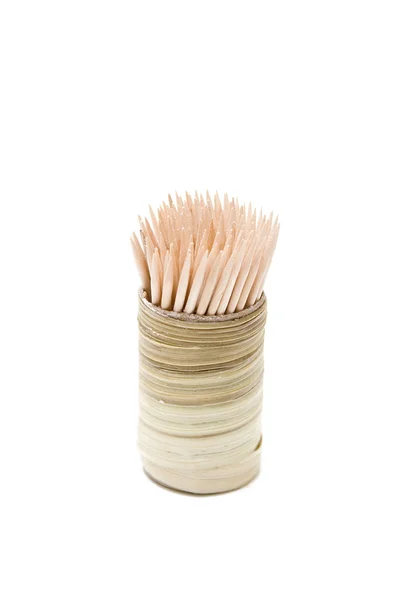 Wooden toothpicks — Stock Photo, Image