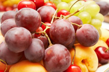 arka plan taze yaz meyve.