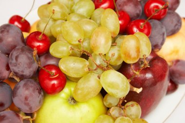 arka plan taze yaz meyve.