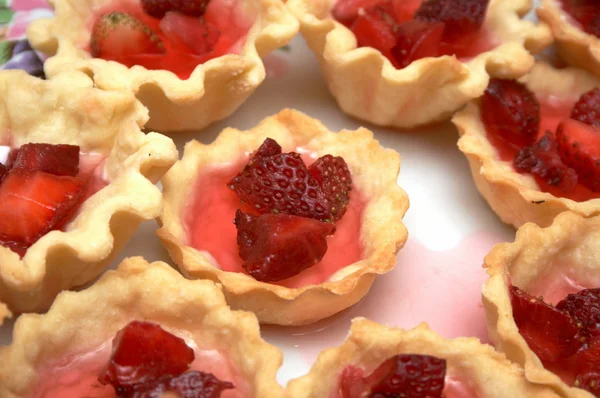 Strawberry pastry — Stock Photo, Image