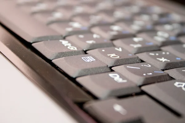 Teclado do caderno — Fotografia de Stock