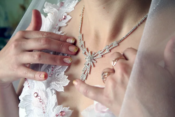 花嫁のネックレス — ストック写真